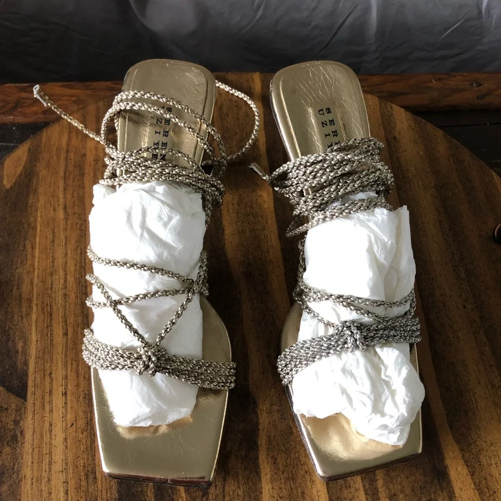Serena Uziyel Ophilia Lace-Up Sandals